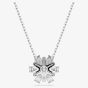 Swarovski Idyllia Rhodium Plated Crystal Snowflake Necklace 5691484