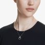 Swarovski Constella Rhodium Plated White Circle Necklace 5692261