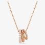 Swarovski Hyperbola Rose Gold Plated Zirconia Necklace 5701494