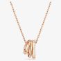 Swarovski Hyperbola Rose Gold Plated Zirconia Necklace 5701494