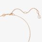 Swarovski Dextera Rose Gold Tone Plated Crystal Circle Necklace 5692257