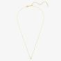 Swarovski Stilla Gold Tone Plated White Square Necklace 5693153