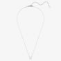 Swarovski Stilla Rhodium Plated Square Cubic Zirconia Necklace 5701903