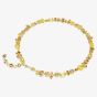 Swarovski Gema Gold Tone Plated Mixed Yellow Crystal Tennis Necklace 5718071