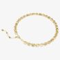 Swarovski Millenia Gold Tone Plated Yellow Octagon Crystal Tennis Necklace 5718674