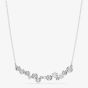 Swarovski Constella Rhodium Plated Mixed Cut White Crystal Necklace 5722473