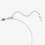 Swarovski Matrix Rhodium Plated White Zirconia Knot Necklace 5728553