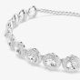 Swarovski Una Rhodium Plated White Crystal Choker Necklace 5733194