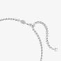 Swarovski Una Rhodium Plated White Crystal Choker Necklace 5733194