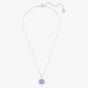 Swarovski Magic Rhodium Plated Blue Zirconia Snowflake Pendant Necklace 5735399
