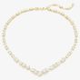 Swarovski Mesmera Gold Tone Plated Zirconia Necklace 5743826