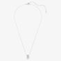 Swarovski Hyperbola Rhodium Plated Three Hoop Necklace 5737064