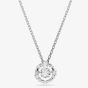 Swarovski Constella Rhodium Plated Dancing Stone Necklace 5738247