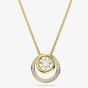 Swarovski Hyperbola Gold Tone Plated Dancing Stone Necklace 5738248