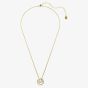 Swarovski Hyperbola Gold Tone Plated Dancing Stone Necklace 5738248