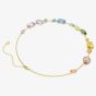 Swarovski Gema Gold Tone Plated Multicoloured Crystal Necklace 5741584