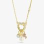 Swarovski Idyllia Gold Tone Plated Mixed Crystal Heart Necklace 5737290