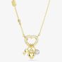Swarovski Idyllia Gold Tone Plated Mixed Crystal Heart Necklace 5737290