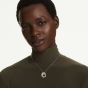 Swarovski Mesmera Rhodium Plated Marquise Cut Circle Pendant 5759837