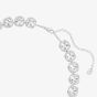 Swarovski Una Angelic Rhodium Plated Cushion Cut Multi Halo Necklace 5751326
