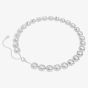 Swarovski Una Angelic Rhodium Plated Cushion Cut Multi Halo Necklace 5751326
