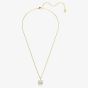 Swarovski Una Angelic 18ct Yellow Gold Cushion Cut Halo Pendant 5764761