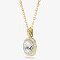 Swarovski Una Angelic 18ct Yellow Gold Cushion Cut Halo Pendant 5764761