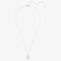 Swarovski Una Angelic Rhodium Plated Cushion Cut Halo Pendant 5754340