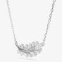 Swarovski Vienna Rhodium Plated Feather Pendant 5756111