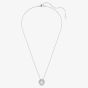 Swarovski Sublima Rhodium Plated Round Cut Cluster Pendant 5738246