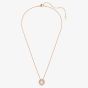 Swarovski Sublima 18ct Rose Gold Plated Round Cut Cluster Pendant 5764190