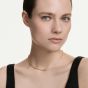 Swarovski Matrix 18ct Yellow Gold Plated Half Tennis Necklace 5747717