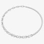 Swarovski Matrix Rhodium Plated Half Tennis Necklace 5747732