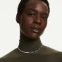 Swarovski Matrix Rhodium Plated Half Tennis Necklace 5747732