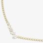 Swarovski Mesmera 18ct Yellow Gold Mixed Cut V Necklace 5747931
