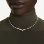 Swarovski Mesmera 18ct Yellow Gold Mixed Cut V Necklace 5747931