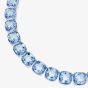 Swarovski Millenia Rhodium Plated Cushion Cut Blue Necklace 5760058