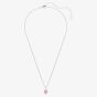 Swarovski Chroma Rhodium Plated Pink Heart Pendant 5757789