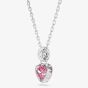 Swarovski Chroma Rhodium Plated Pink Heart Pendant 5757789