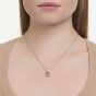 Swarovski Chroma Rhodium Plated Pink Heart Pendant 5757789
