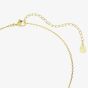 Swarovski Chroma 18ct Yellow Gold Plated Pear Cut Blue Pendant 5757786