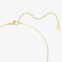 Swarovski Una Angelic 18ct Yellow Gold Round Cut Halo Pendant 5758061