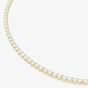 Swarovski Matrix 18ct Yellow Gold Plated Tennis Necklace 5681795