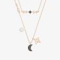 Swarovski Glowing Multicoloured Moon Necklace Set 5273290