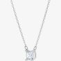Swarovski Attract Square Clear Crystal Necklace 5510696