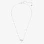 Swarovski Attract Soul White Crystal Two Heart Necklace 5517117