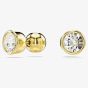 Swarovski Imber Gold Plated White Crystal Stud Earrings 5681552