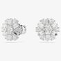 Swarovski Idyllia Rhodium Plated Snowflake Stud Earrings 5691483