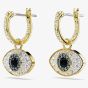 Swarovski Symbolica Gold Tone Plated Evil Eye Dropper Earrings 5692163