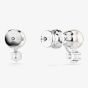 Swarovski Matrix Rhodium Plated Crystal Pearl Stud Earrings 5694225